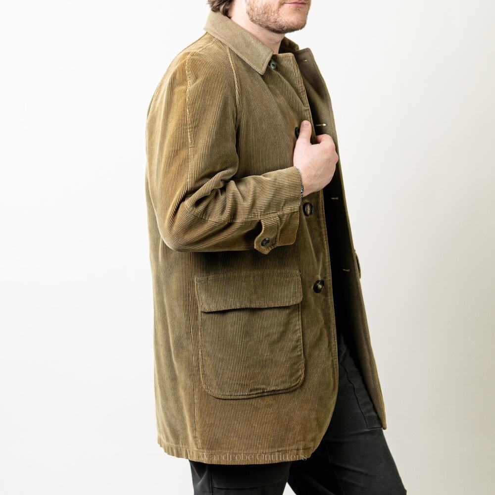 Vintage 1960's Cresco Corduroy Sherpa Lined Collared Coat - Picture 8 of 12